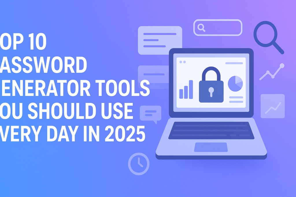 Top 10 Password Generator Tools You Should Use Every Day in 2025