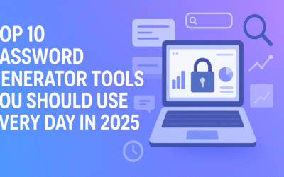 Top 10 Password Generator Tools You Should Use Every Day in 2025