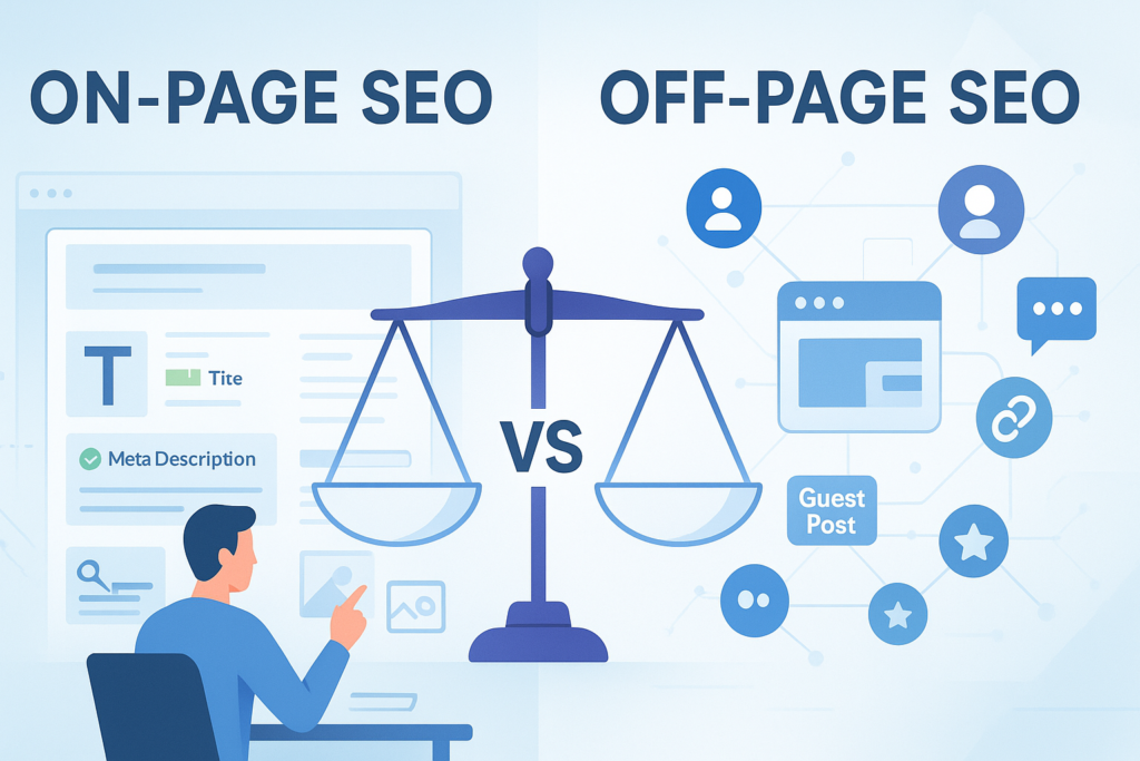 On-Page SEO vs Off-Page SEO: Key Differences Explained