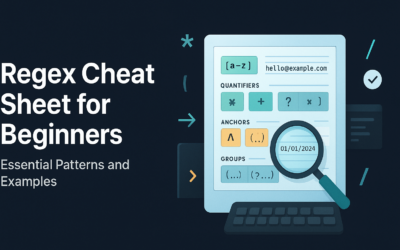 Regex Cheat Sheet for Beginners: Essential Patterns and Examples
