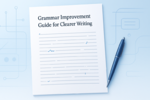 Grammar Improvement Guide for Clearer Writing