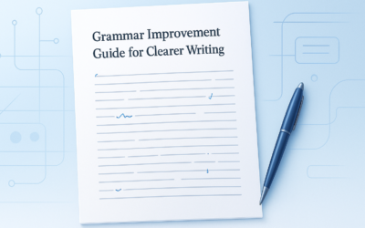 Grammar Improvement Guide for Clearer Writing