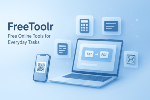 FreeToolr: Free Online Tools for Everyday Tasks
