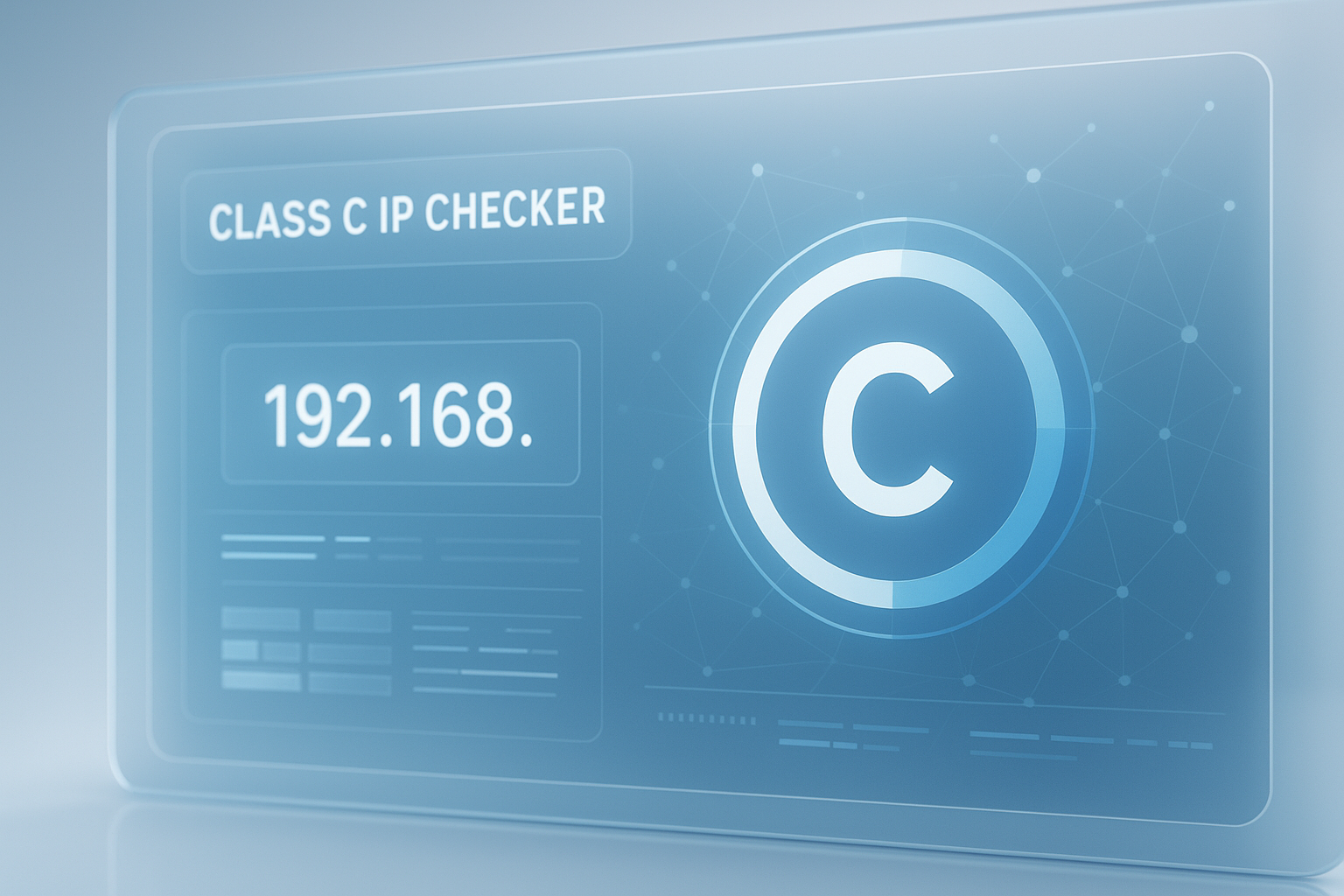 Class C IP Checker: Check Your IP Class Instantly