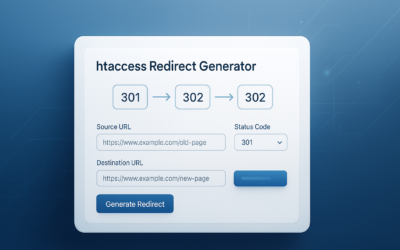HTAccess Redirect Generator: Create 301 and 302 Redirects