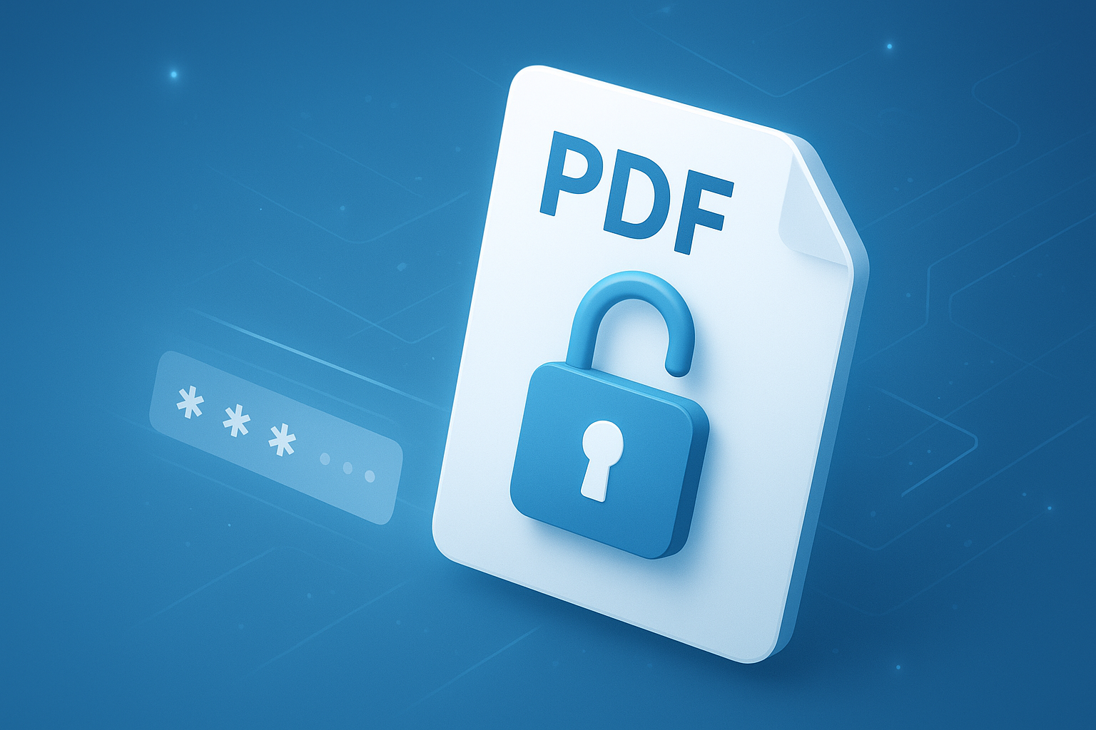 Unlock PDF Tool: How To Remove PDF Password Protection