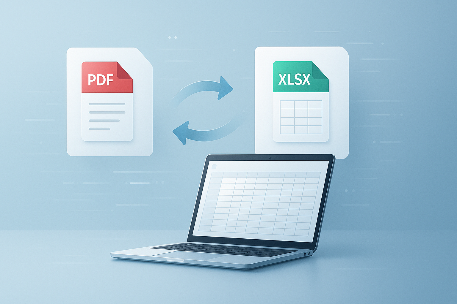PDF to XLSX Converter: Convert PDFs to Editable Excel