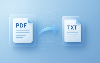 PDF to TXT Converter: Extract Text From PDFs Easily