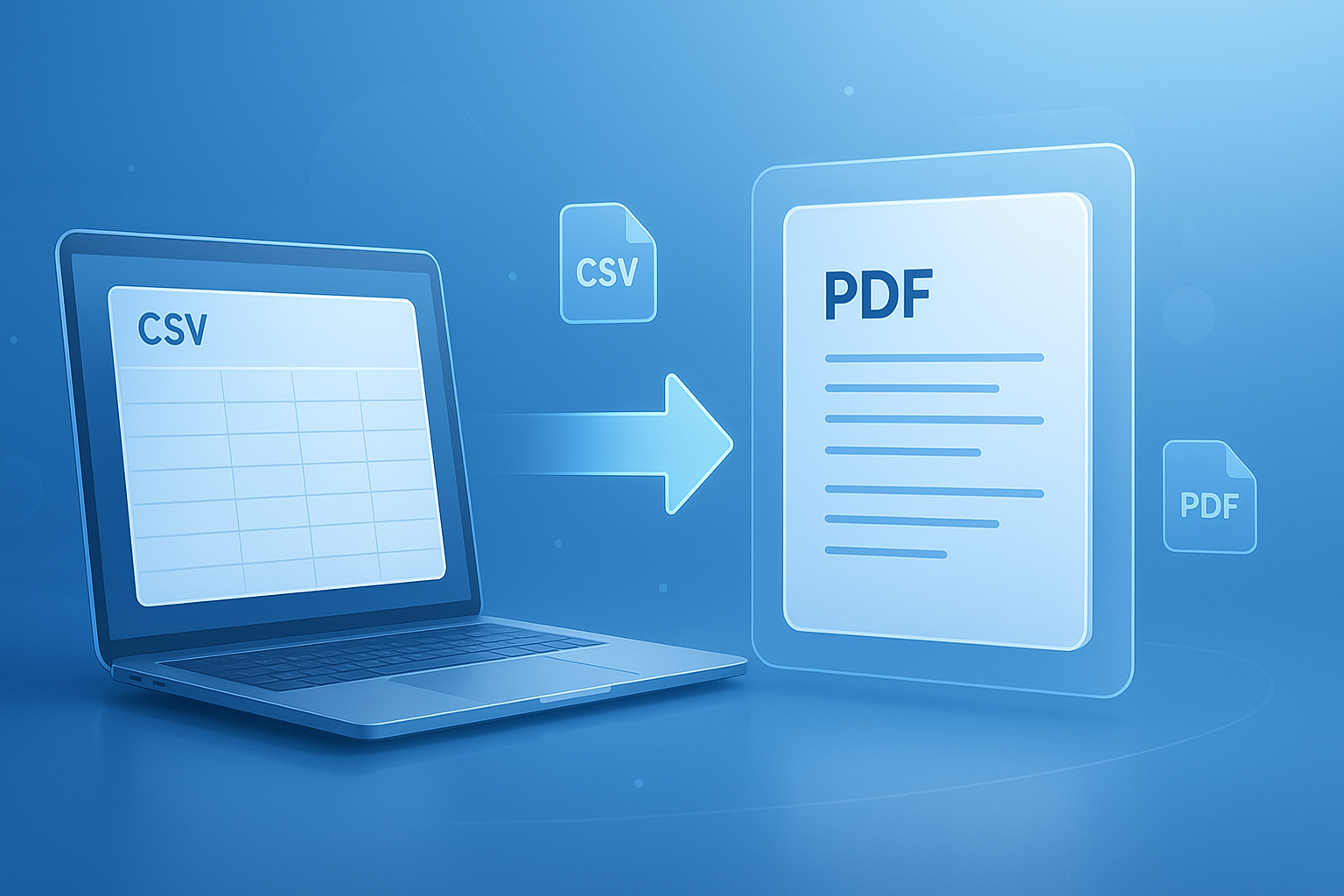 CSV to PDF Converter: Turn Spreadsheets Into PDFs Fast