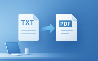 TXT to PDF Converter: Fast, Simple File Conversion Guide