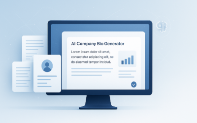 AI Company Bio Generator for Professional Business Profiles