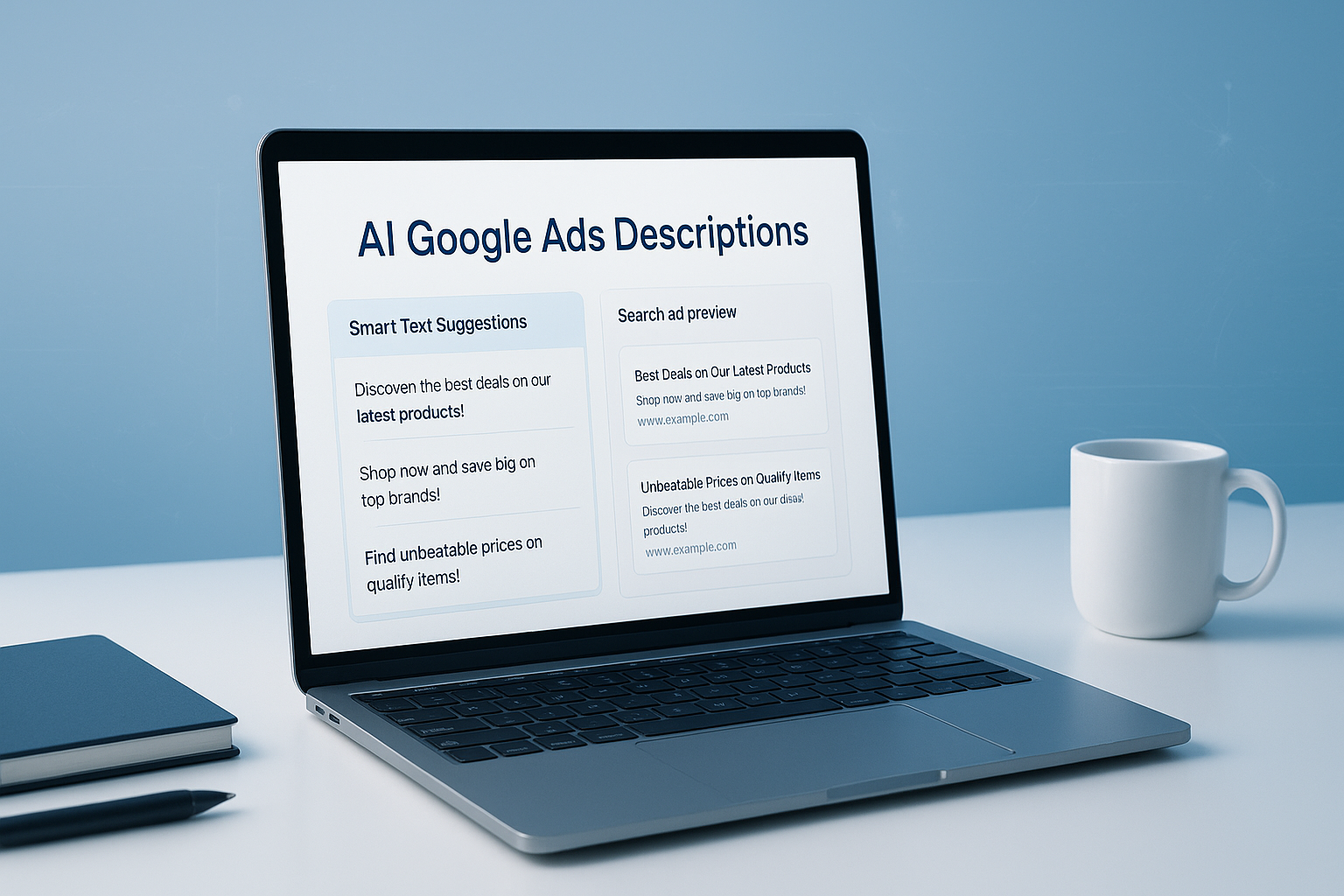AI Google Ads Descriptions: Examples, Tips, and Prompts