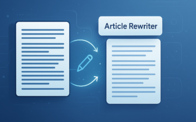 Article Rewriter: How to Rewrite Content Clearly and Naturally
