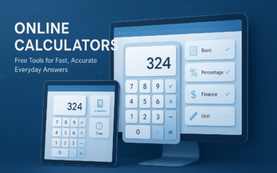 Online Calculators: Free Tools for Fast, Accurate Everyday Answers