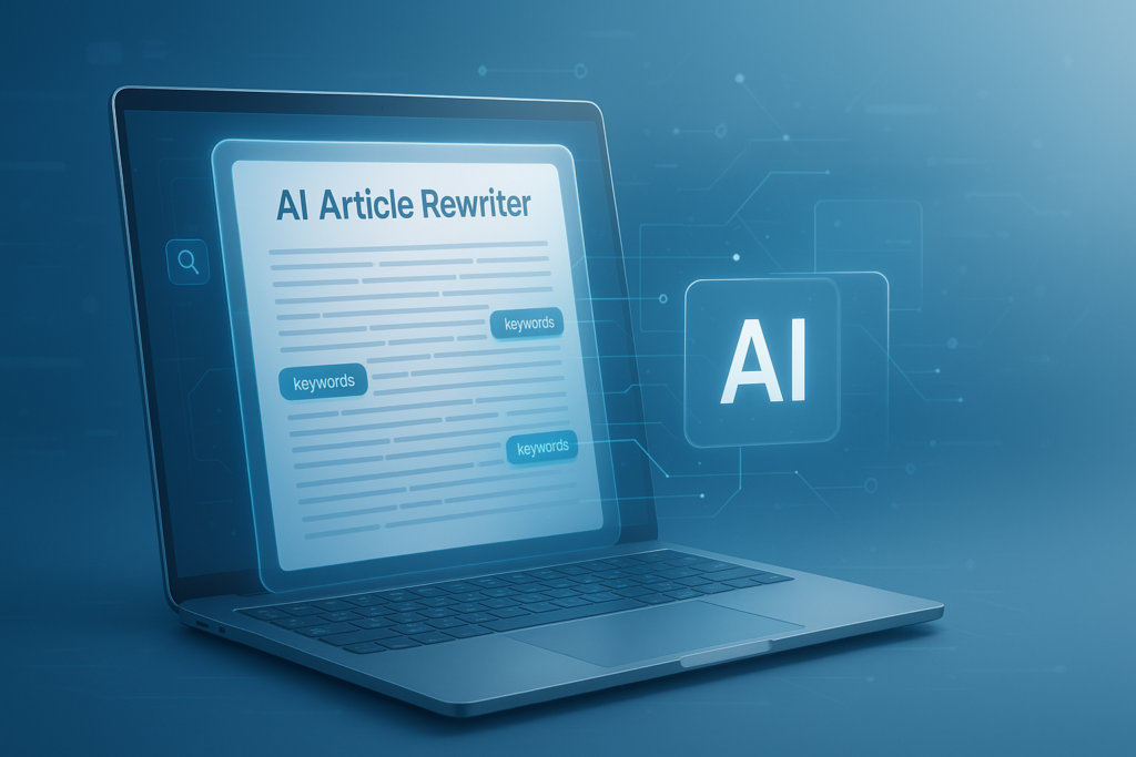 AI Article Rewriter With Keywords: How It Works