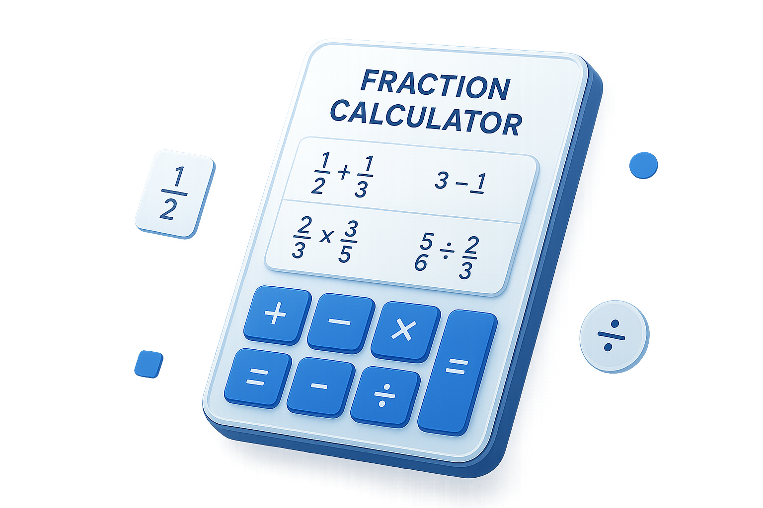 Fraction Calculator: Add, Subtract, Multiply, And Divide Fractions