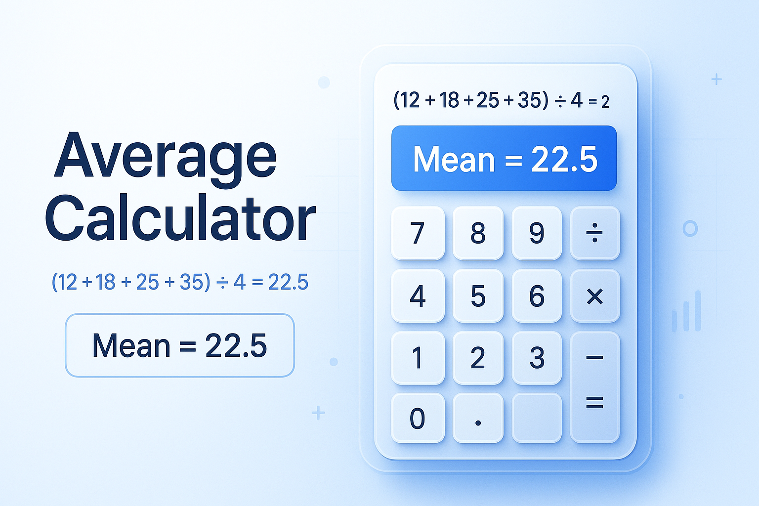 Average Calculator: Find the Mean of Any Set of Numbers