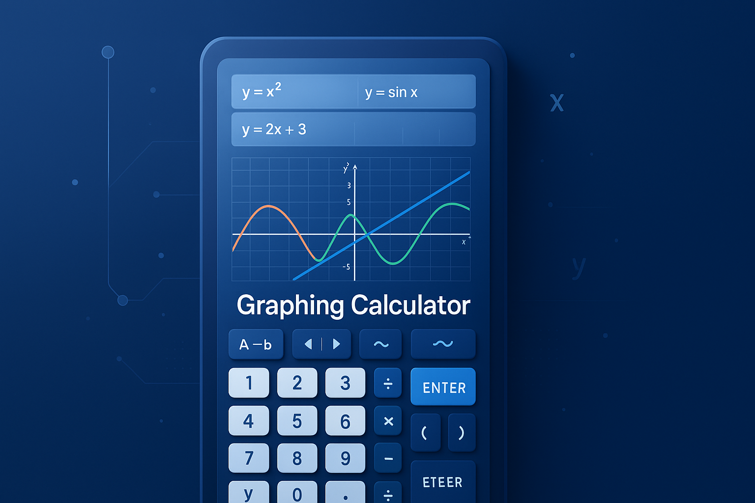 Graphing Calculator: Plot Equations, Analyze Functions, and Explore Math