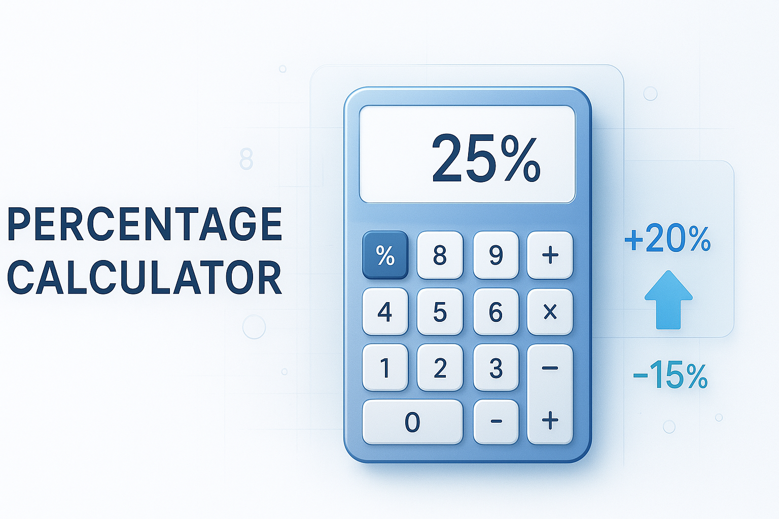 Percentage Calculator: Find Percentages, Increases, And Decreases